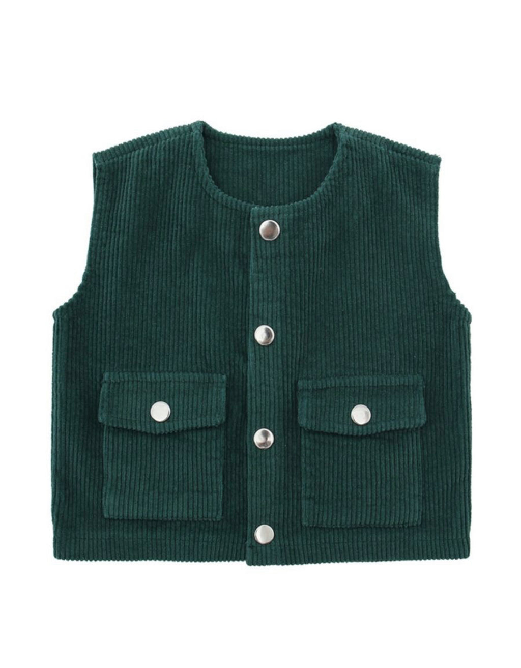 Green Corduroy Vest