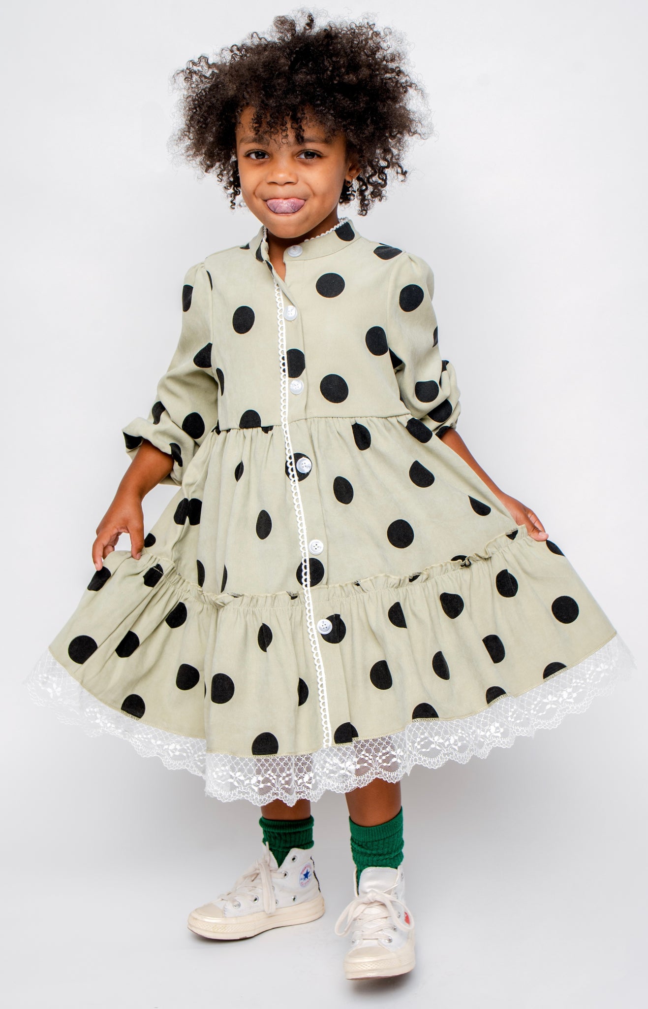 Polka Dot Flare Dress Kyandkrew Polka Dot Flare Dress Kyandkrew