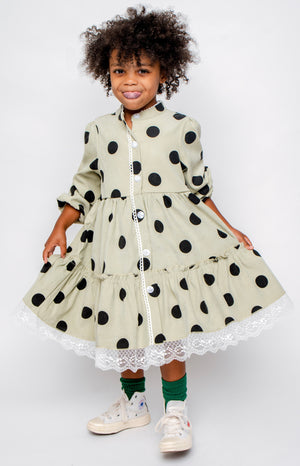 Polka Dot Flare Dress